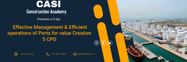 Effective Management Efficient operations of Ports for value Creation 5 CPD - Made with PosterMyWall