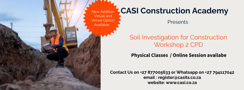 Soil Investigation for Construction Workshop - Made with PosterMyWall